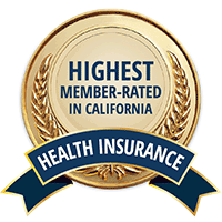 Highest member-rated health insurance in California